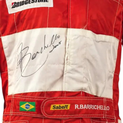 2005 Rubens Barrichello Embroidered patches F1 Race Suit