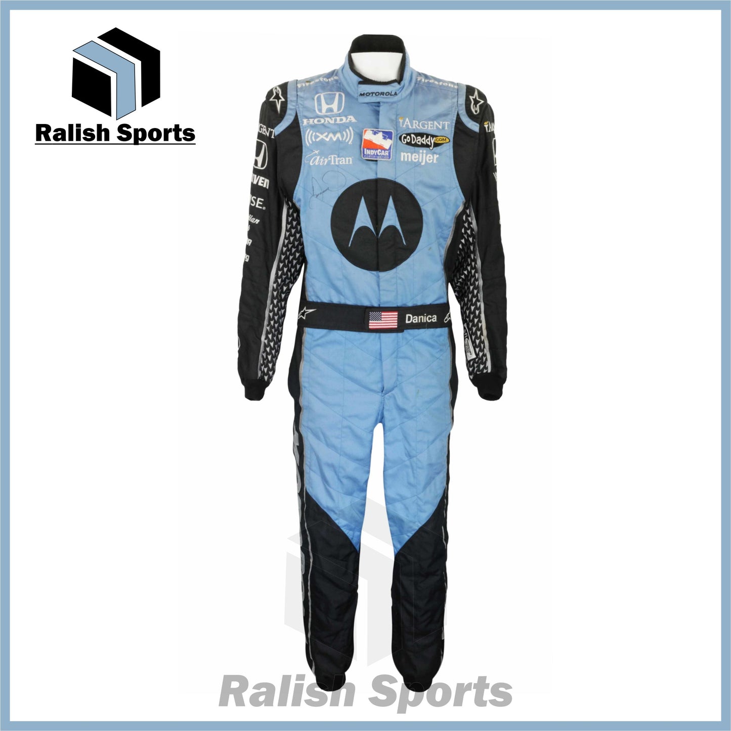 2007 Danica Patrick Green Racing IndyCar Suit