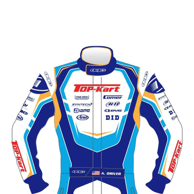 2023 Top Kart Racing Go Kart Race Suit