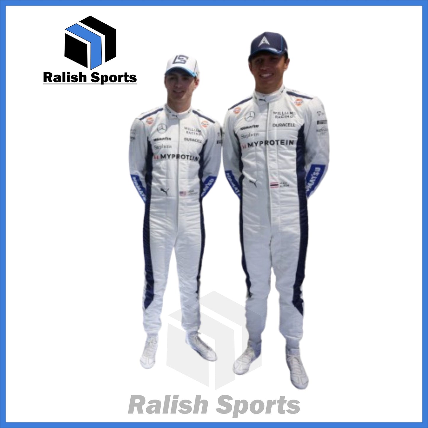 2024 Alex Albon Logan Sargeant Williams F1 Team Race Suit