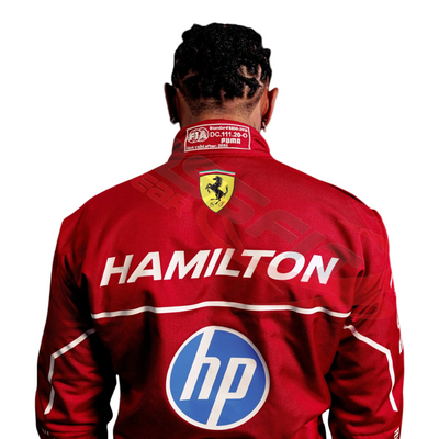 2025 Lewis Hamilton Scuderia Ferrari HP F1 Race Suit