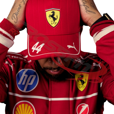 2025 Lewis Hamilton Scuderia Ferrari HP F1 Race Suit