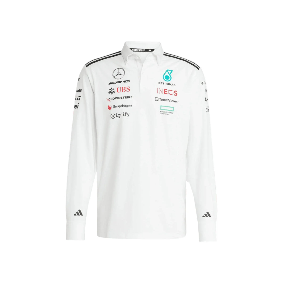 2025 Mercedes-AMG Petronas F1 Team Long Sleeve Polo