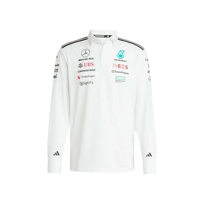 2025 Mercedes-AMG Petronas F1 Team Long Sleeve Polo