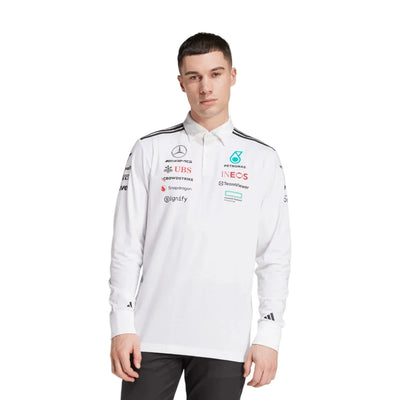 2025 Mercedes-AMG Petronas F1 Team Long Sleeve Polo