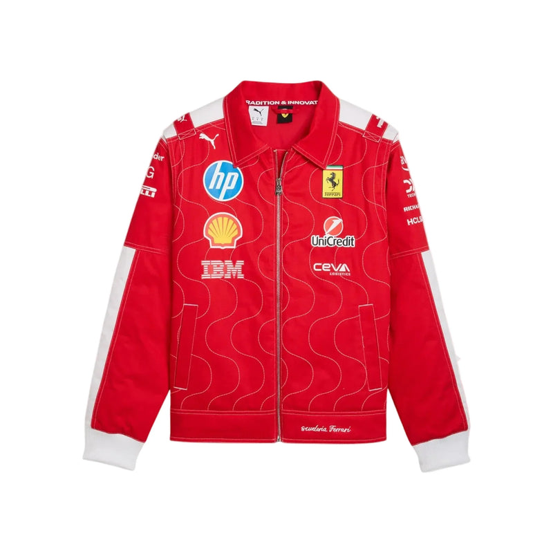2025 Scuderia Ferrari Monza GP Team Jacket Replica