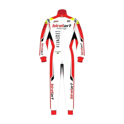 2026 Offset PSL BirelART Karting Race Suit | Red and White