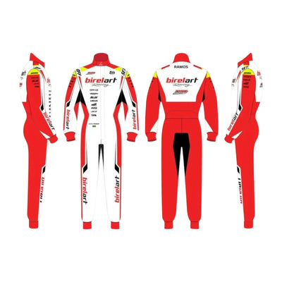 2026 Offset PSL BirelART Karting Race Suit | Red and White
