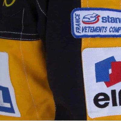 Ayrton Senna 1985 F1 JPS Embroidery Race Suit