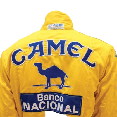 Ayrton Senna 1987 Embroidered patches F1 Race Suit