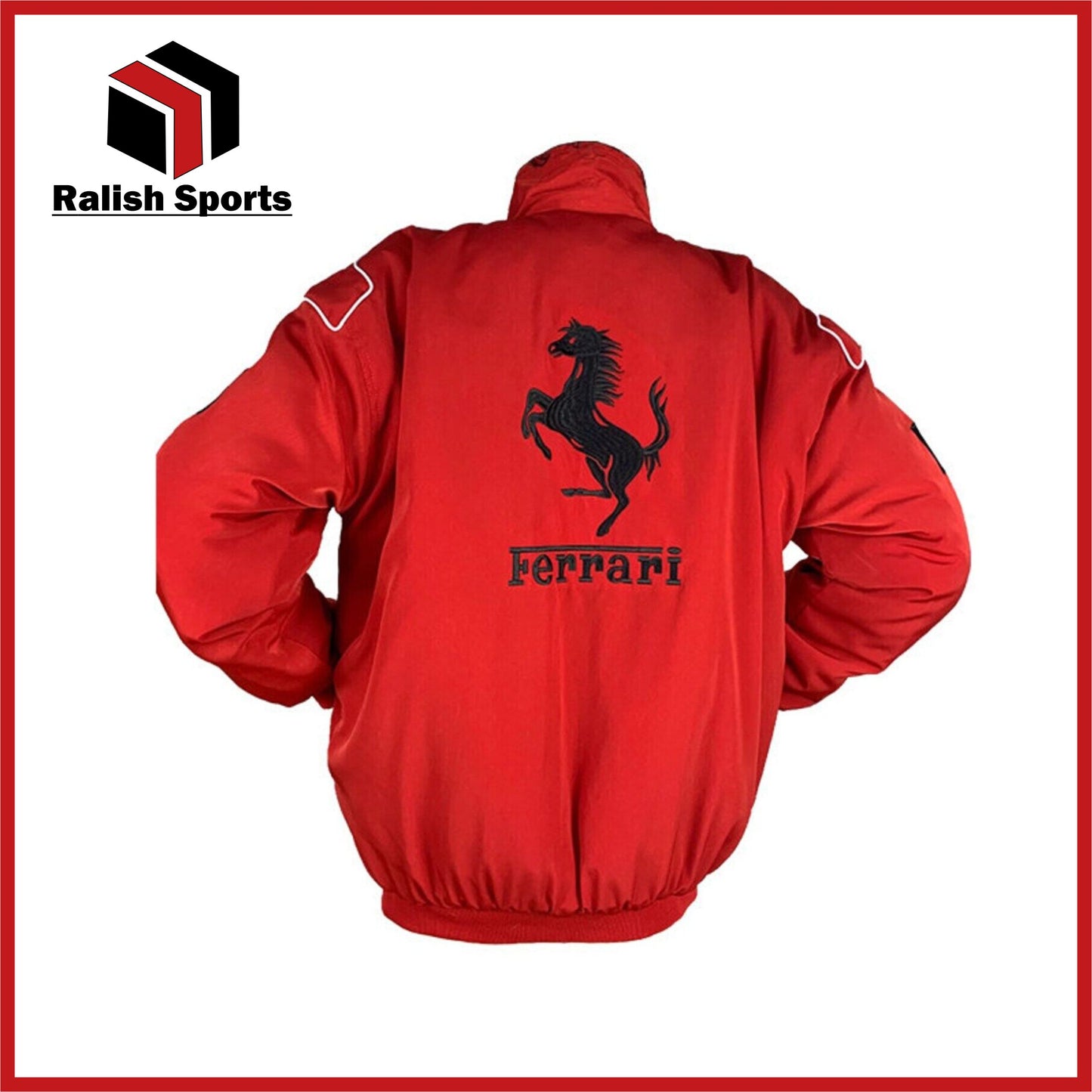 Ferrari Racing Jacket, Nascar Bomber F1 Ferrari Formula Jacket