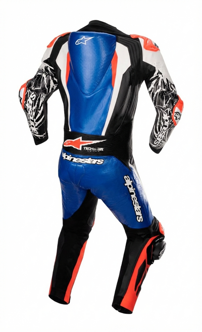 Alpinestars MotoGP Men Motorbike Racing Suit – Top Grain Cowhide Leather (Design 3)