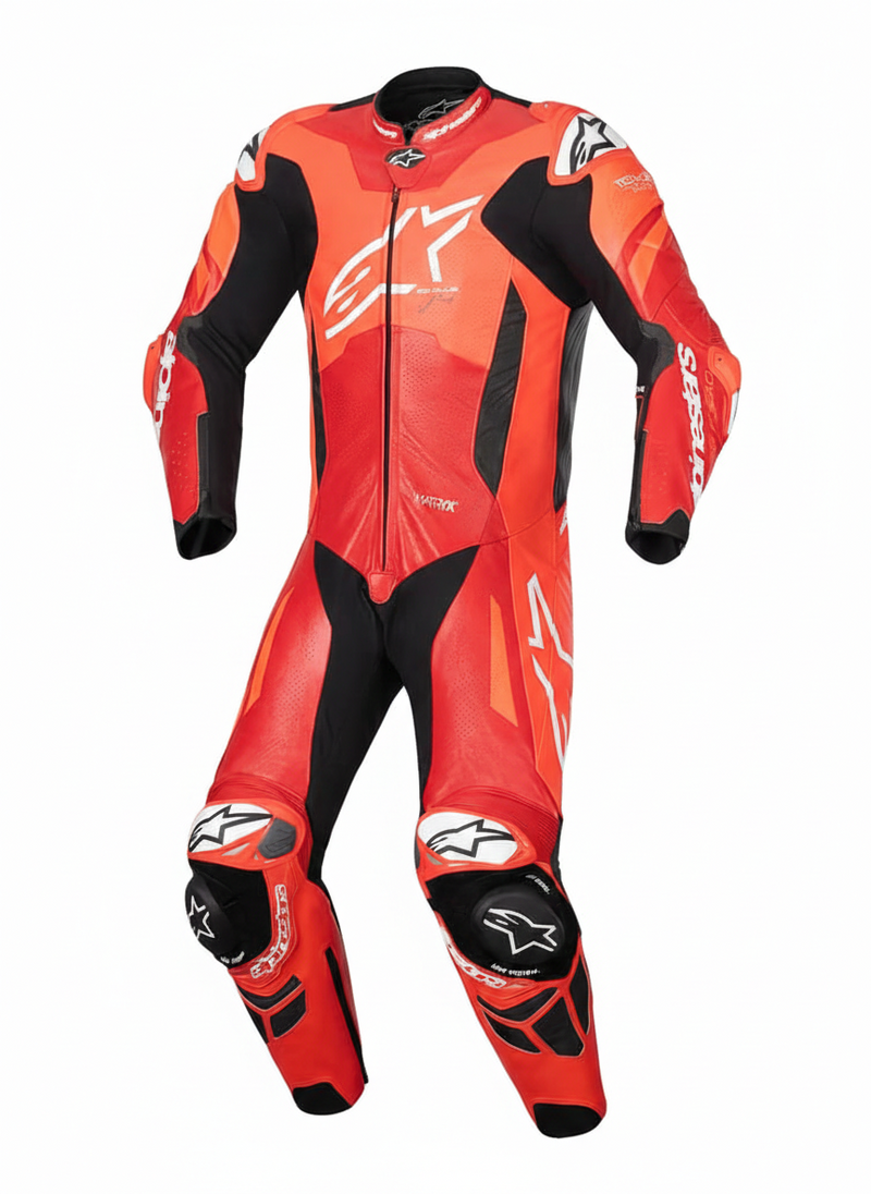 Alpinestars MotoGP Men Motorbike Racing Suit – Top Grain Cowhide Leather (Design 1)