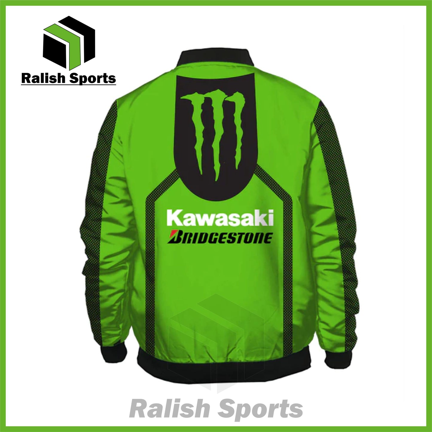 Kawasaki biker Bomber Jacket