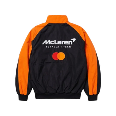 McLaren F1 Classic Vintage Jacket | Orange And Black