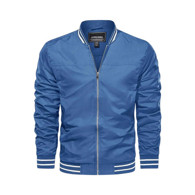 Men's Lightweight Bomber Jacket - Blue