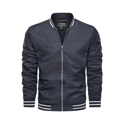 Men's Lightweight Bomber Jacket - Grey