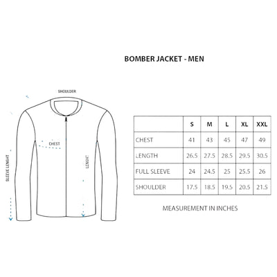 Men's Lightweight Bomber Jacket - Light Grey
