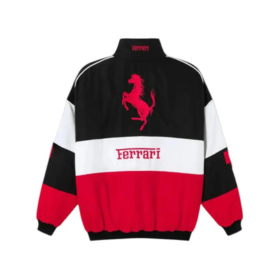 Scuderia Ferrari Vintage Jacket | Black, Red And White
