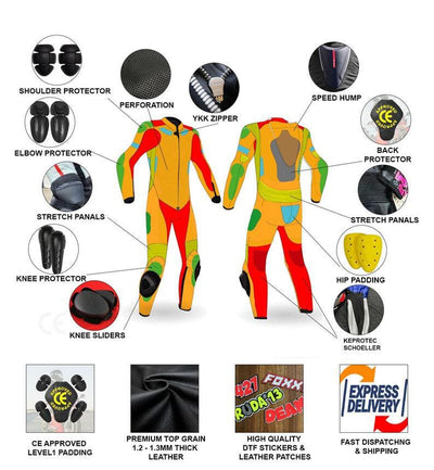 Alpinestars Missile V2 1-Piece Race Suit – Black / White