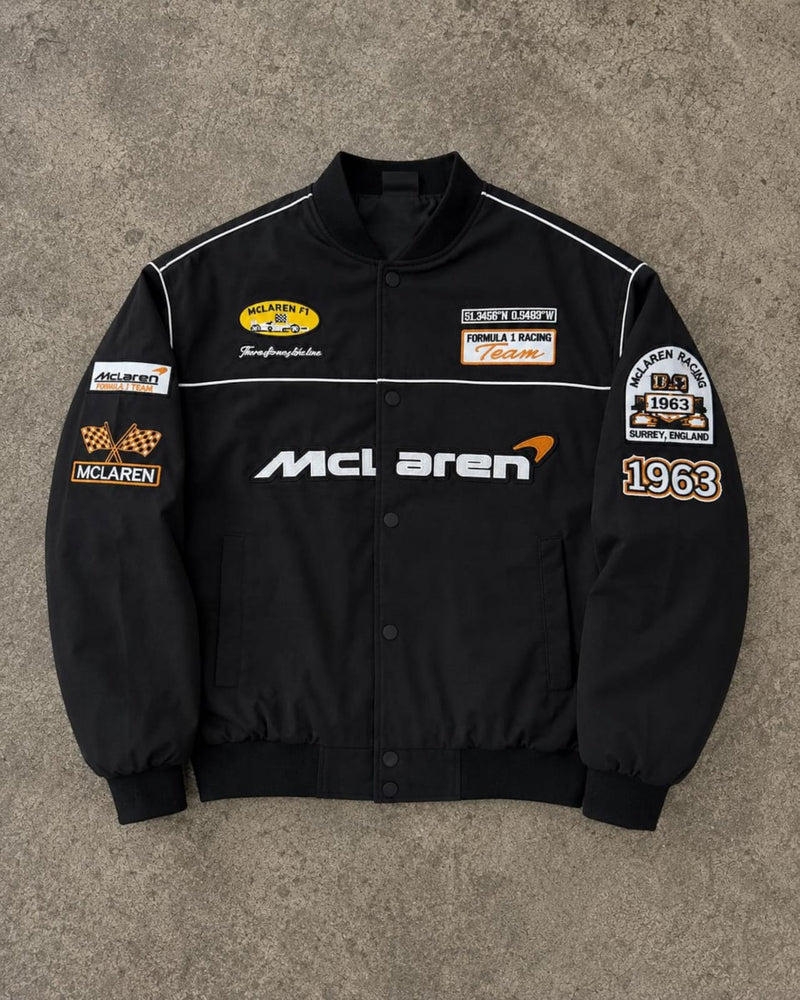 McLaren F1 Classic Vintage Jacket | BLACK
