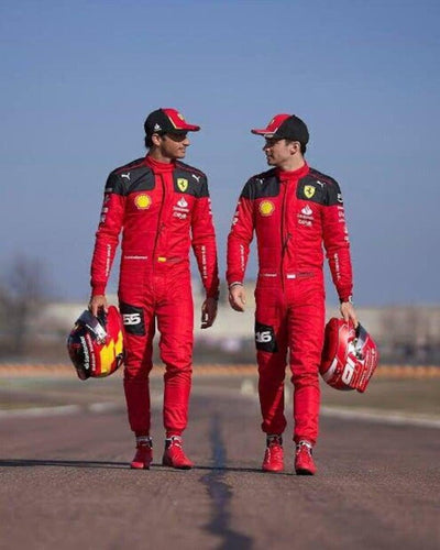 Ferrari F1 2026 Go Kart Racing Suit Ferrari CIK/FIA Level 2 standard Customize Race Suit In All Sizes with the option to add own logos