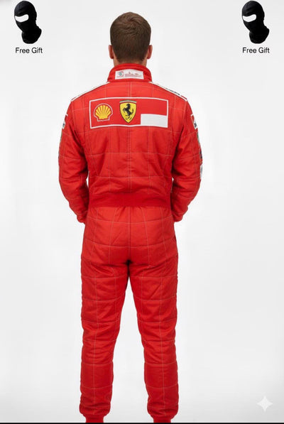 Michael Schumacher, go Kart Racing Suit CIK FIA Level 2 , F1 Racing Suit for Men, Women & Kids with Free gift Balaclava
