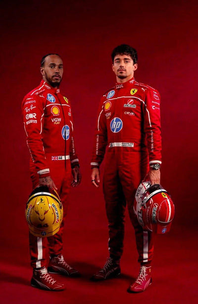 Kids and Adults Formula 1 Suits of Famous Racers with Matching Gloves, Caps and Shoes Available – Free Customizable with your Name, Flag etc