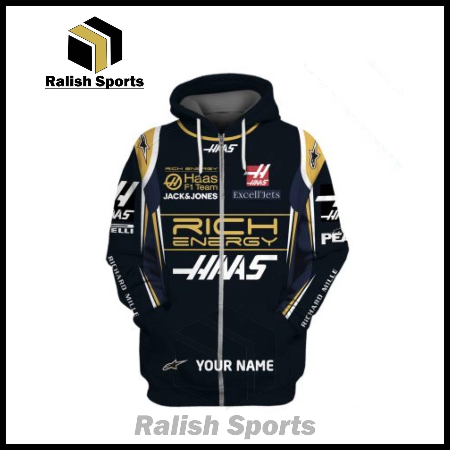 Kevin Magnussen 2023 Haas F1 Hoodie - Ralish Sports