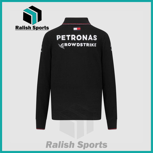 Mercedes-AMG F1 2023 Team Long sleeve Knitted Polo - Ralish Sports