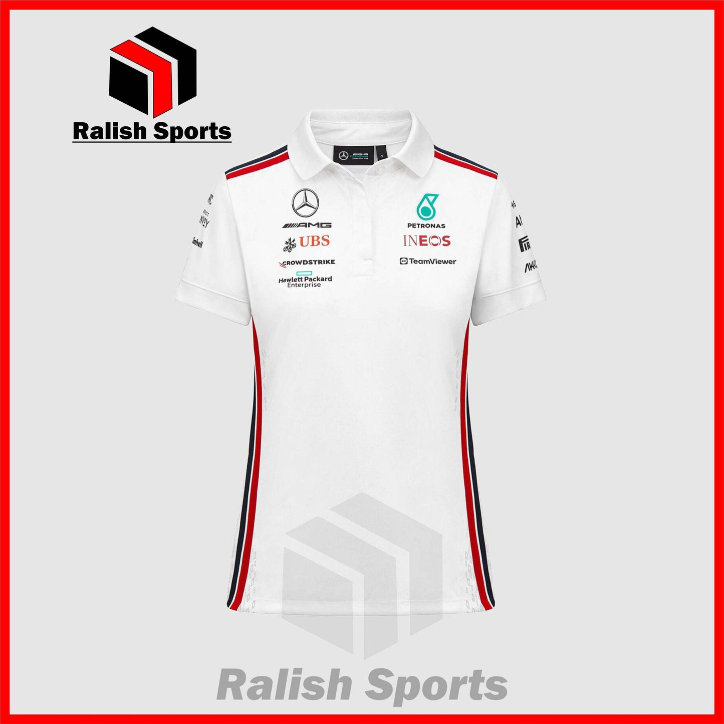 Mercedes-AMG F1 Women's 2023 Team Polo - Ralish Sports