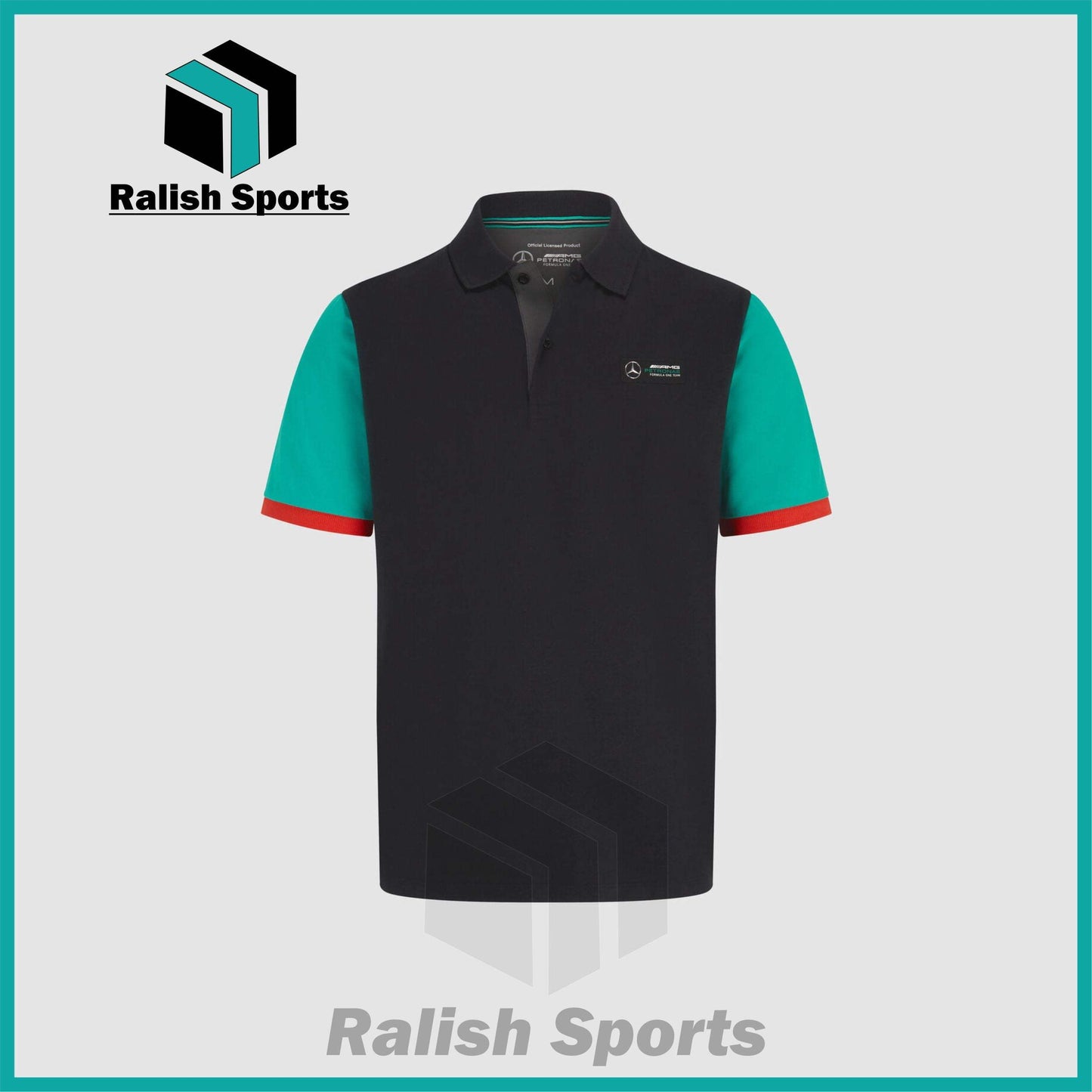 Mercedes-AMG Petronas Block Polo - Ralish Sports