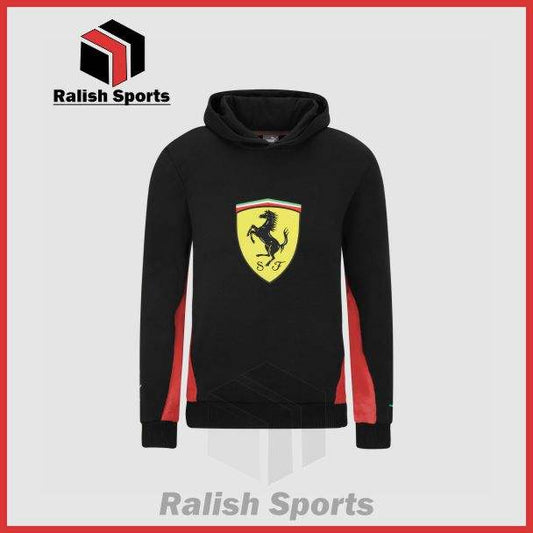 Scuderia Ferrari Kids Puma Large Scudetto Hoodie - Ralish Sports
