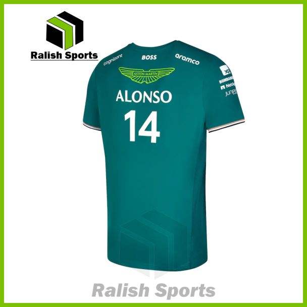 Aston Martin F1 2023 Fernando Alonso Driver T-shirt - Ralish Sports