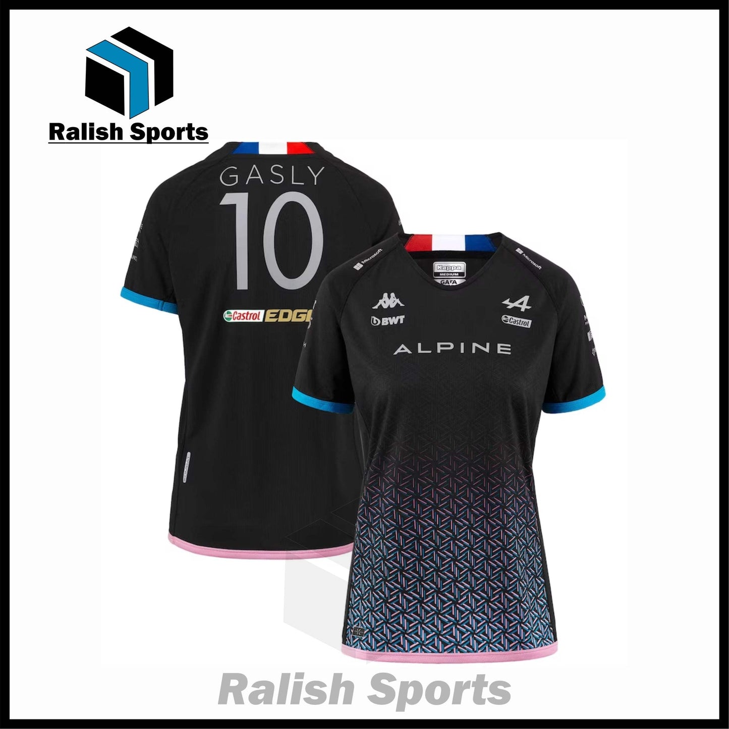 BWT Alpine F1 Team Pierre Gasly 2023 Driver T-Shirt - Womens - Ralish Sports