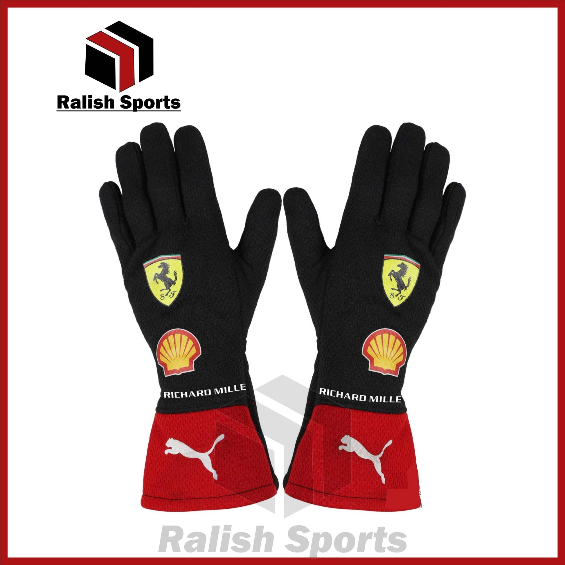 charles leclerc race gloves 2023 - Ralish Sports