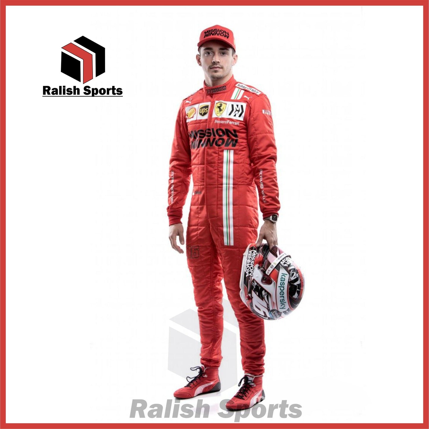 Charles Leclerc Race Suit 2021 - Ralish Sports