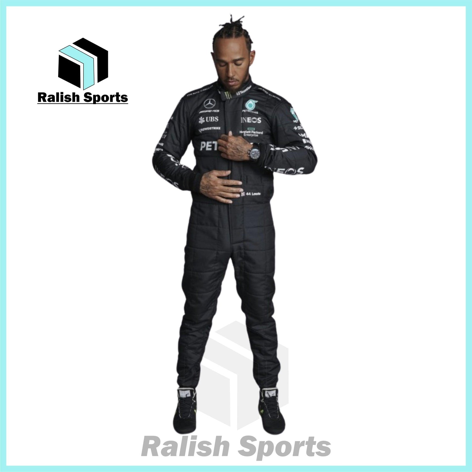 Lewis Hamilton Mercedes Race Suit 2023 - Ralish Sports