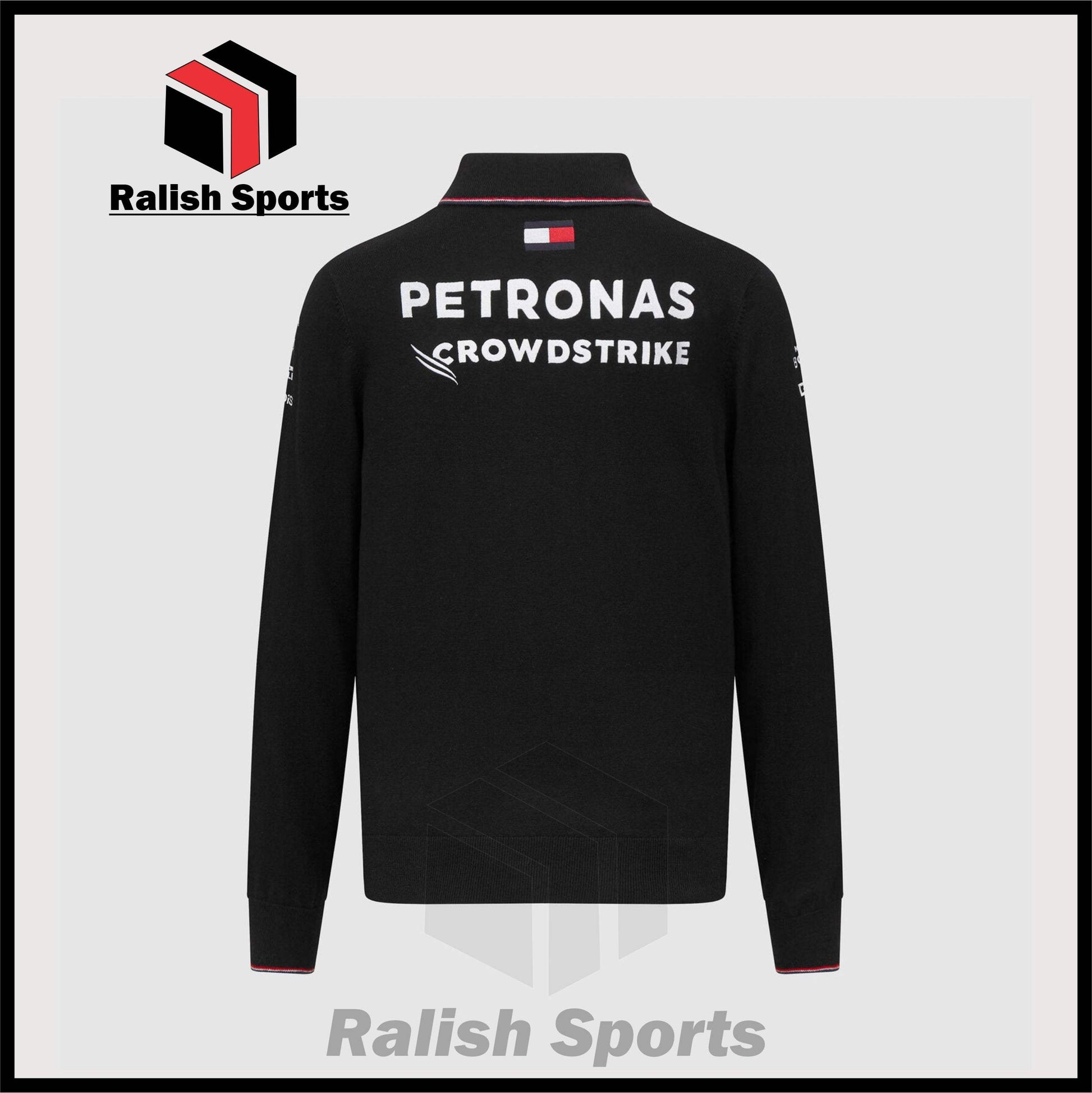 Mercedes-AMG F1 2023 Team Long sleeve Knitted Polo - Ralish Sports