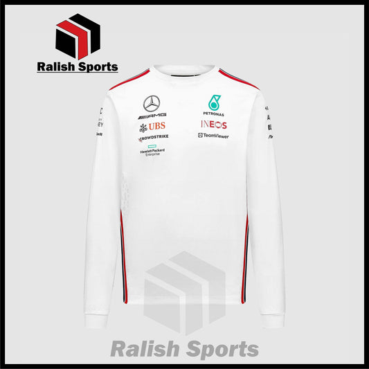 Mercedes-AMG F1 2023 Team Long Sleeve Team T-shirt - Ralish Sports