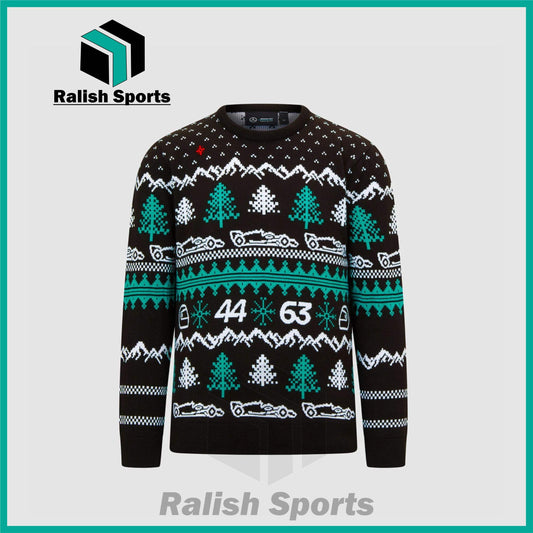 Mercedes-AMG F1 Christmas Sweater - Ralish Sports