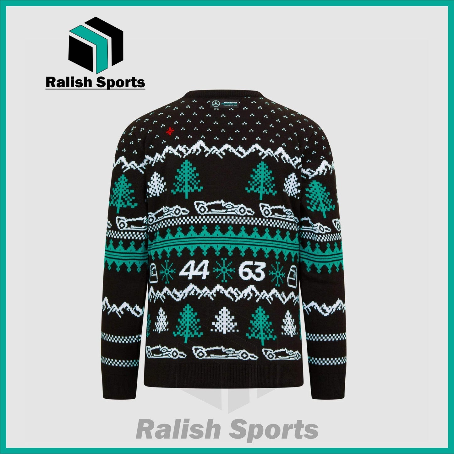 Mercedes-AMG F1 Christmas Sweater - Ralish Sports