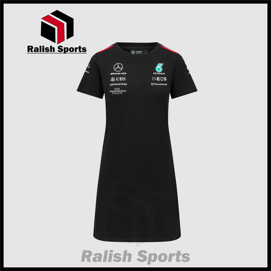 Mercedes-AMG F1 Women's 2023 Team T-shirt Dress - Ralish Sports