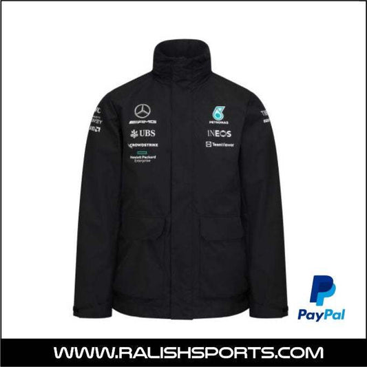 MERCEDES AMG Replica men's rain jacket - black - Ralish Sports