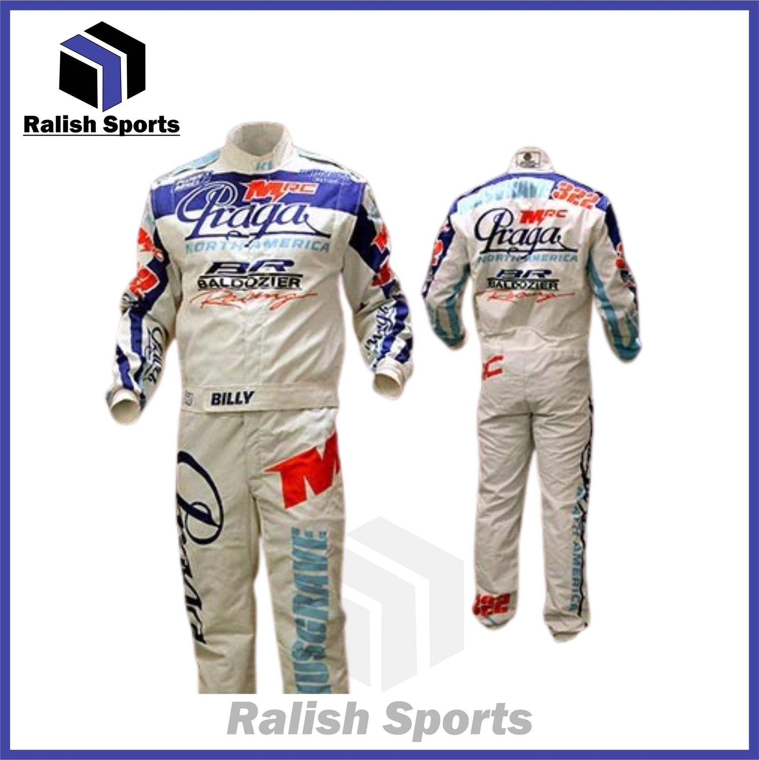 Praga Auto Racing Suit - Ralish Sports