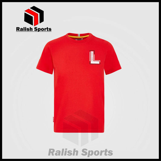 Scuderia Ferrari Charles Leclerc Kids Driver Fan T-Shirt - Ralish Sports