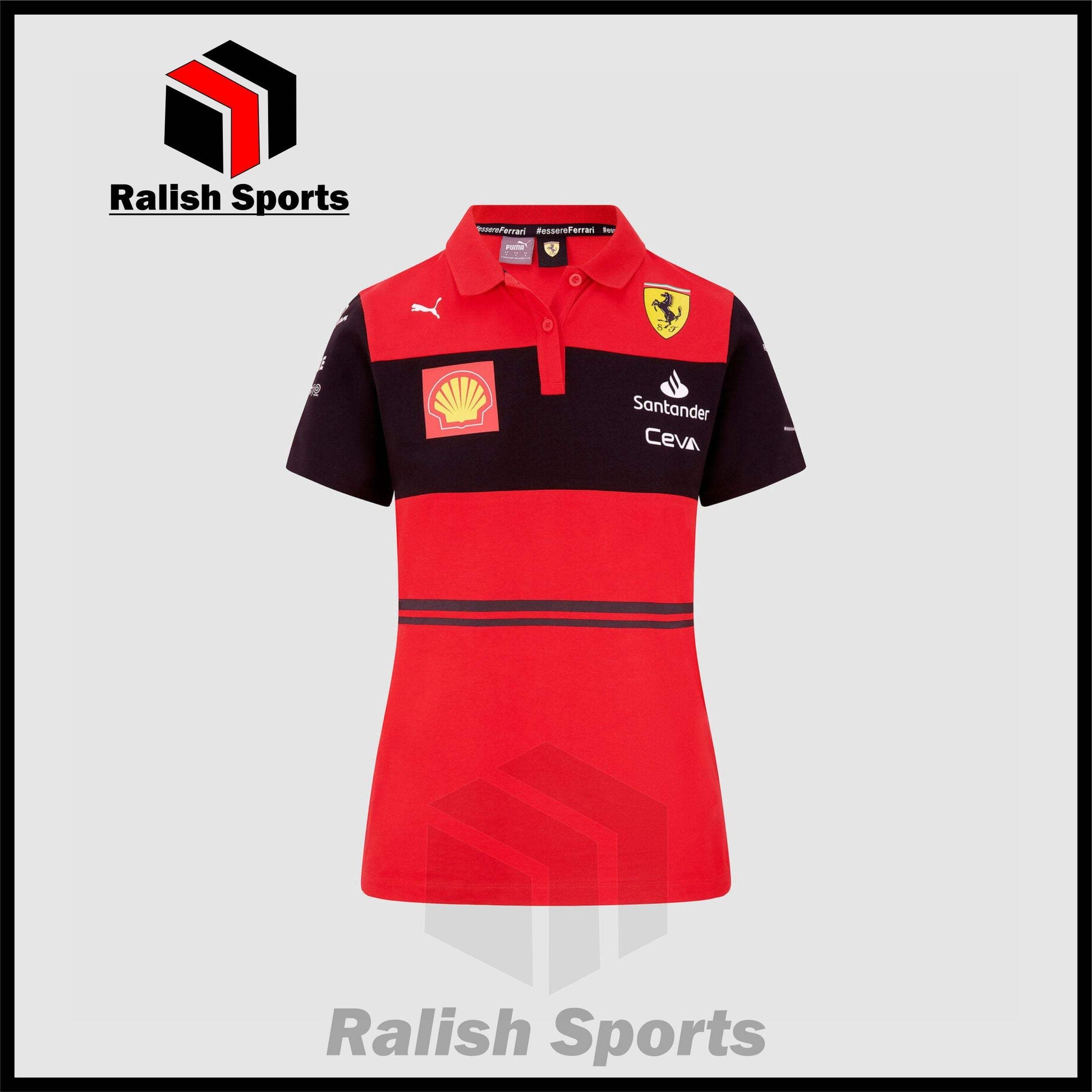 Scuderia Ferrari Women's 2022 Team Polo - Ralish Sports