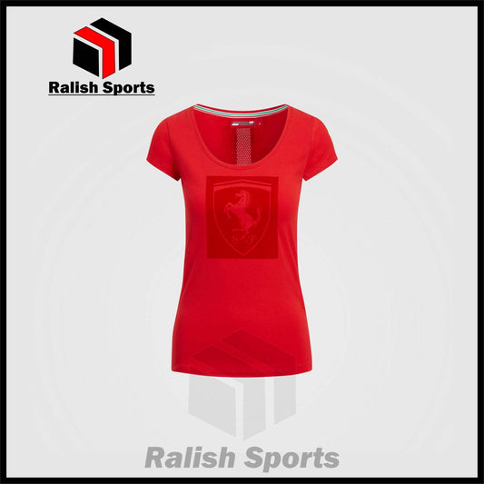 Scuderia Ferrari Womens Race T-Shirt - Ralish Sports